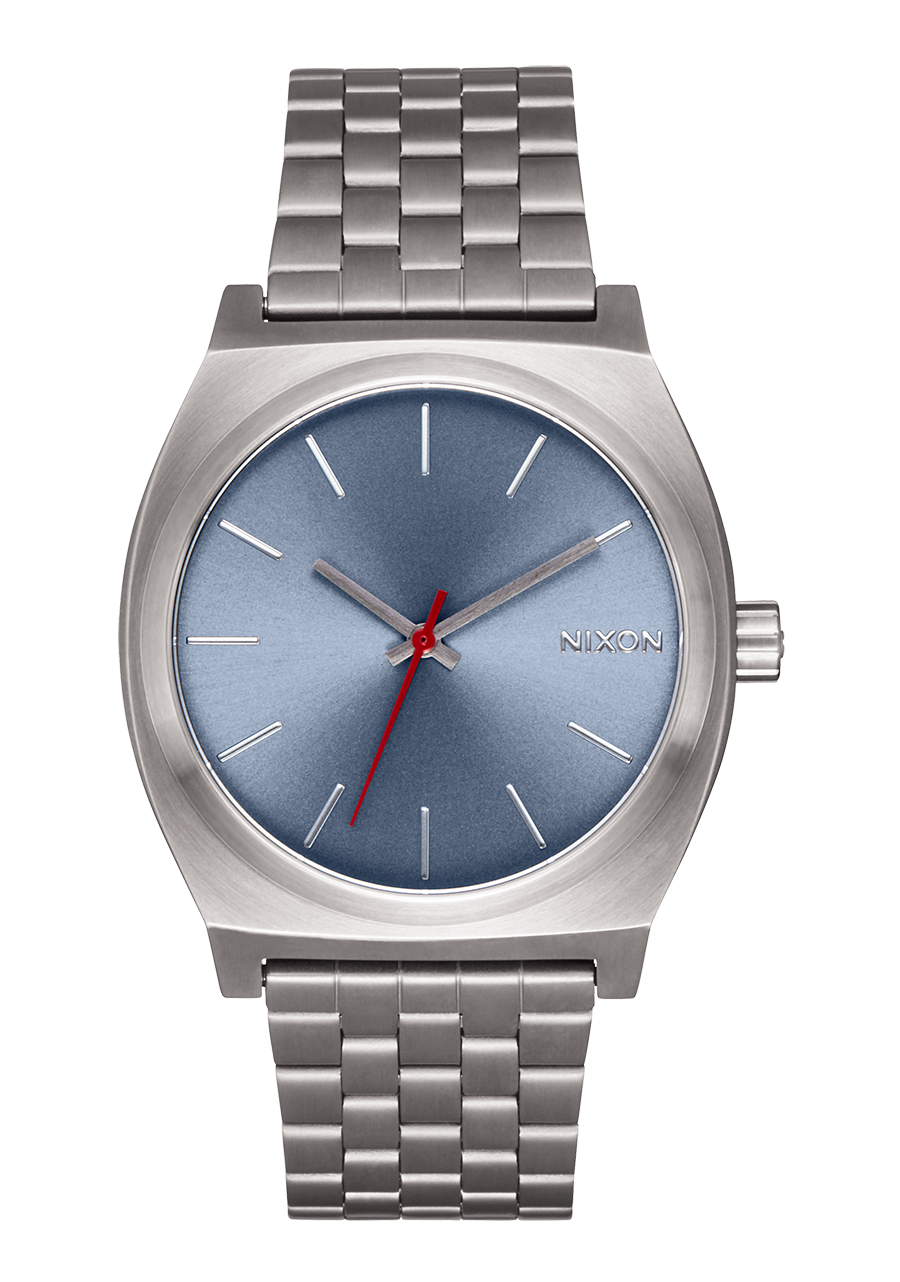 Orologio Time Teller Light Gunmetal Dusty Blue Unisex Nixon EU
