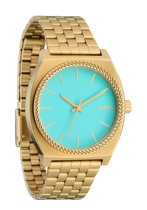 Time Teller - Gold / Turquoise / Gold