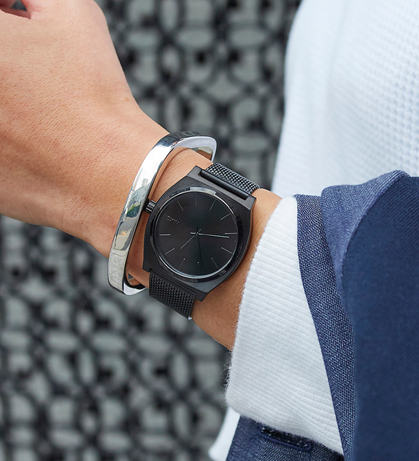 Time Teller Milanese - Tutta argento