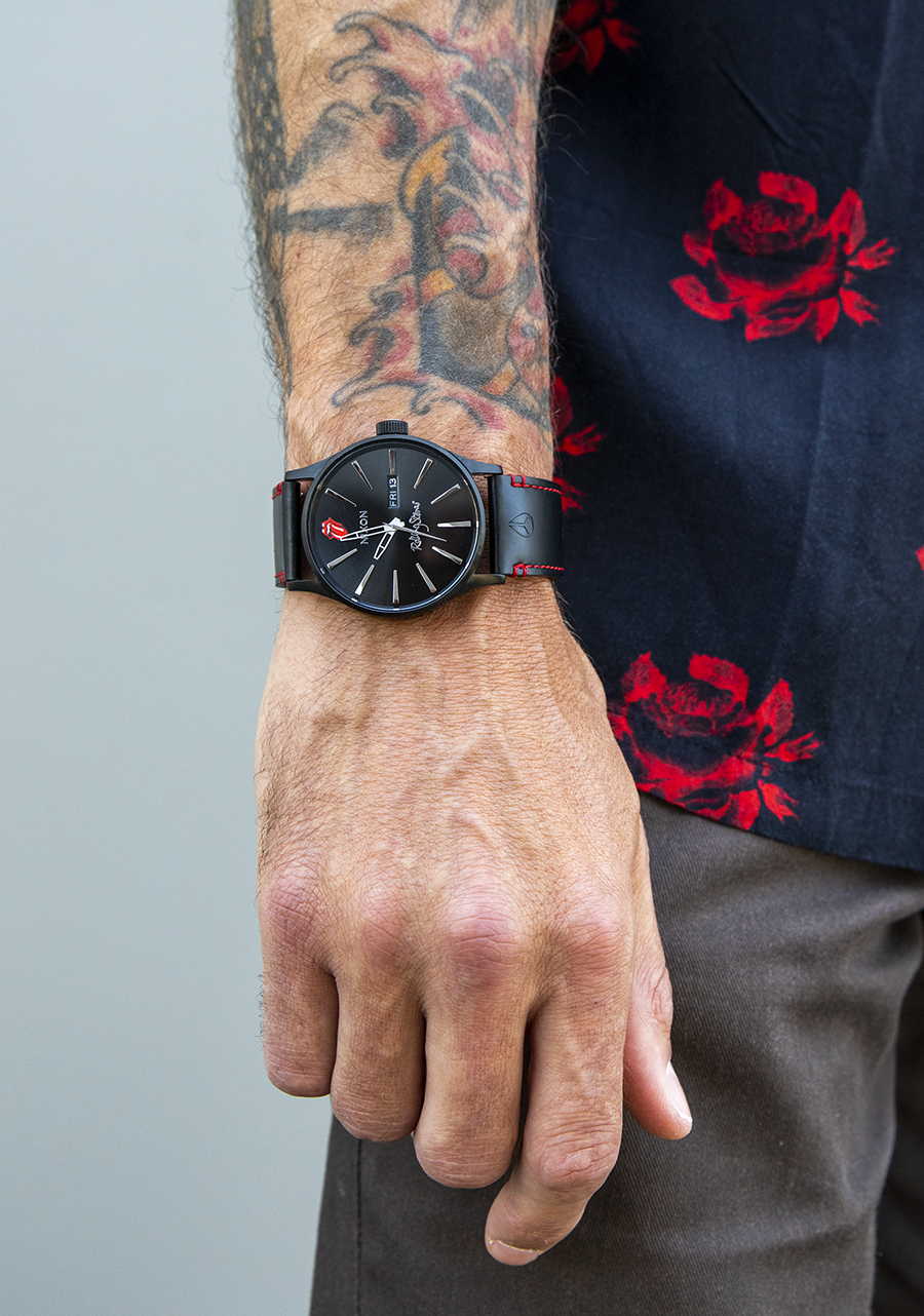 Rolling Stones Sentry Leather - All Black View 10