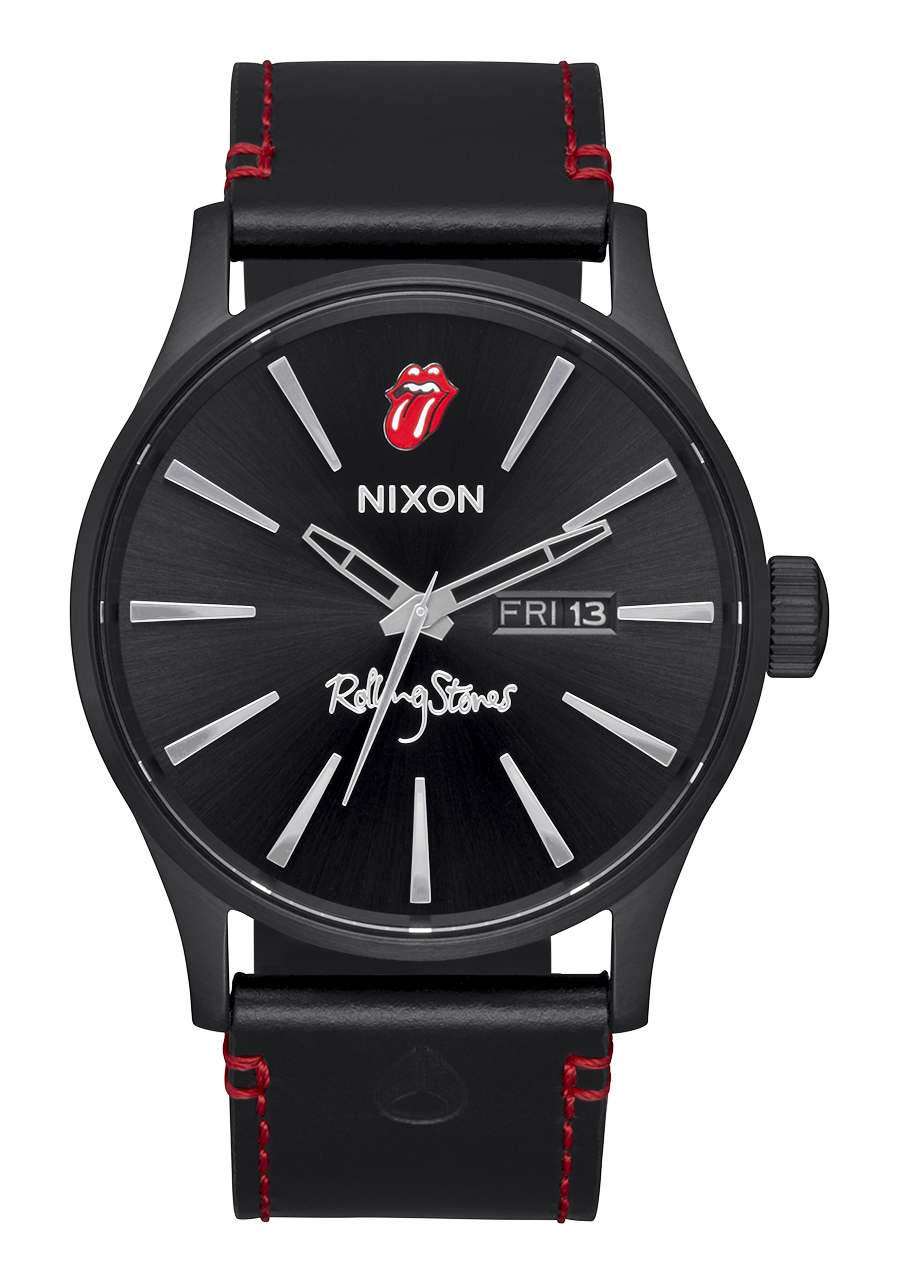 Rolling Stones Sentry Leather - All Black View 1