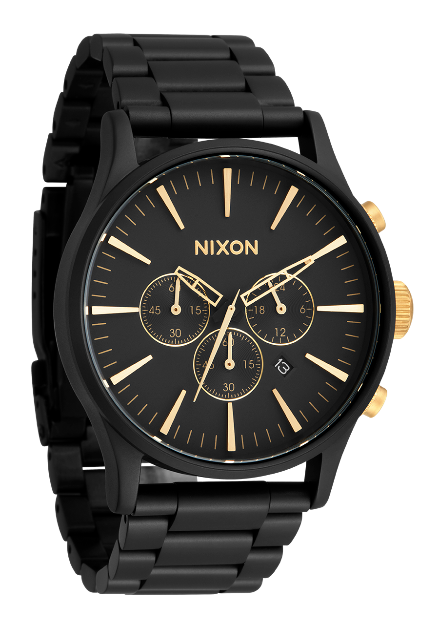 Sentry Chrono - Matte Black / Gold View 2
