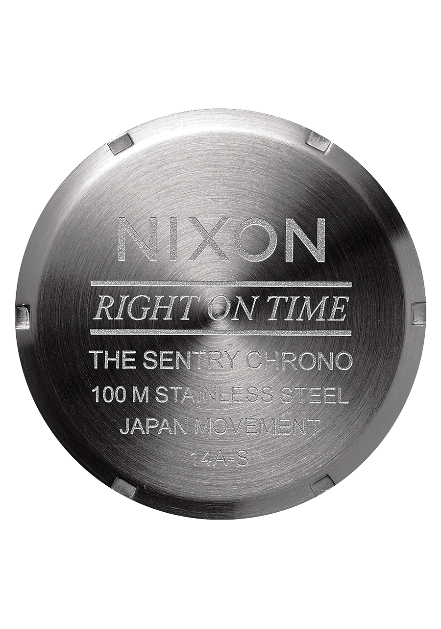 Sentry Chrono Leather - All Gunmetal / Black View 5