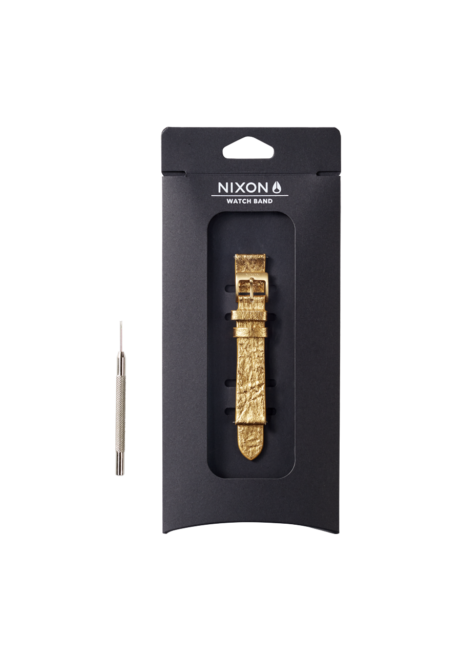 16mm Pineapple Leather Band - Foglia d'argento View 3