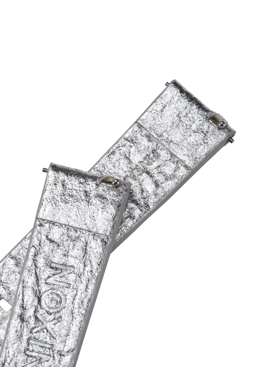 16mm Pineapple Leather Band - Foglia d'argento View 4