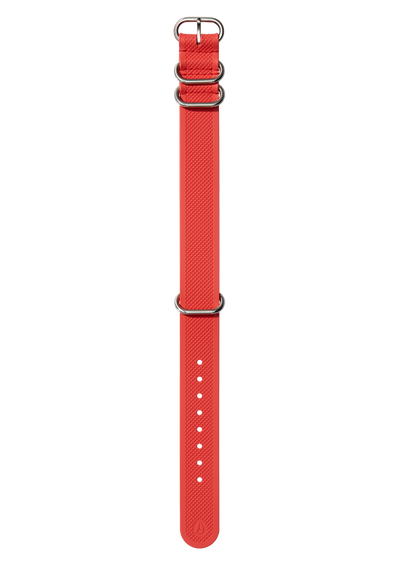 20mm FKM Rubber One Piece Band - Fuoco