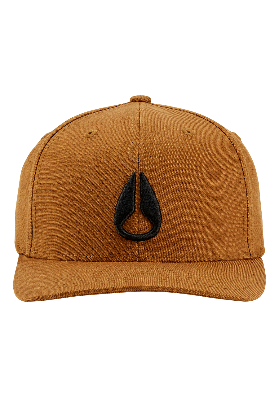 Deep Down Flexfit Athletic Fit Hat - Marrone / nero View 3