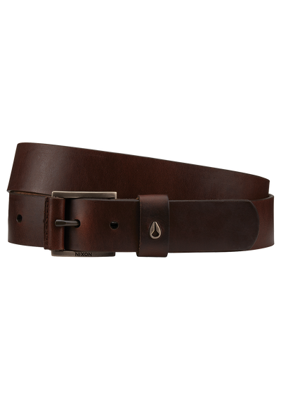 Cintura Pelle Americana - Marrone scuro