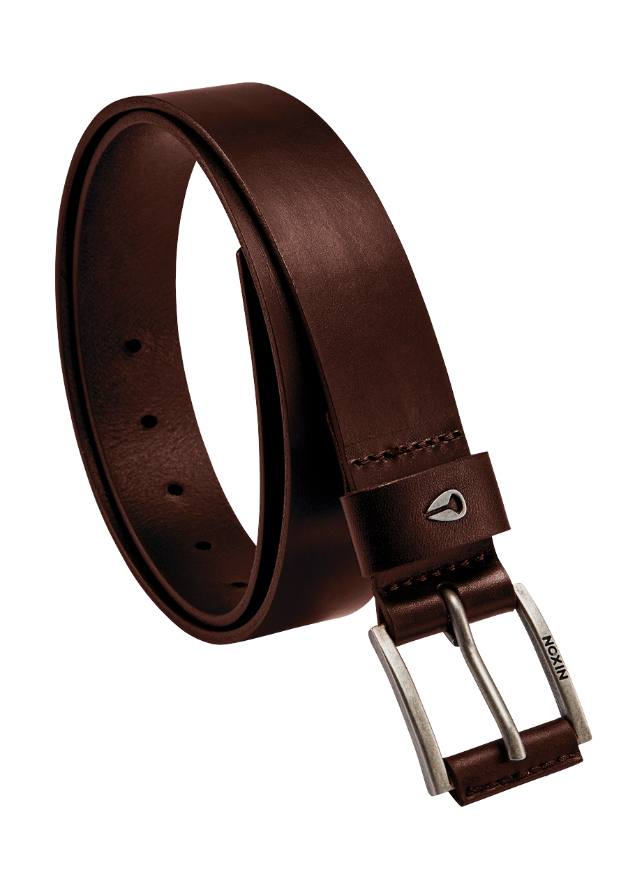 Cintura Pelle Americana - Marrone scuro View 2