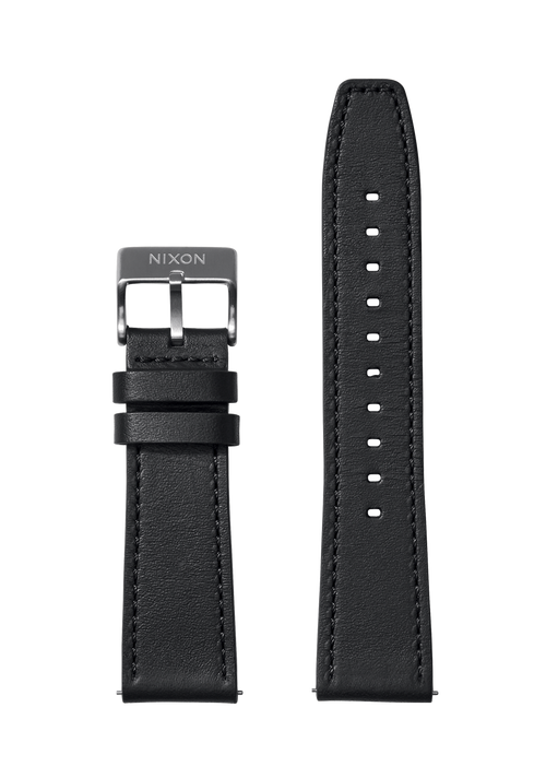 Cinturino in pelle Horween da 23 mm - Nero