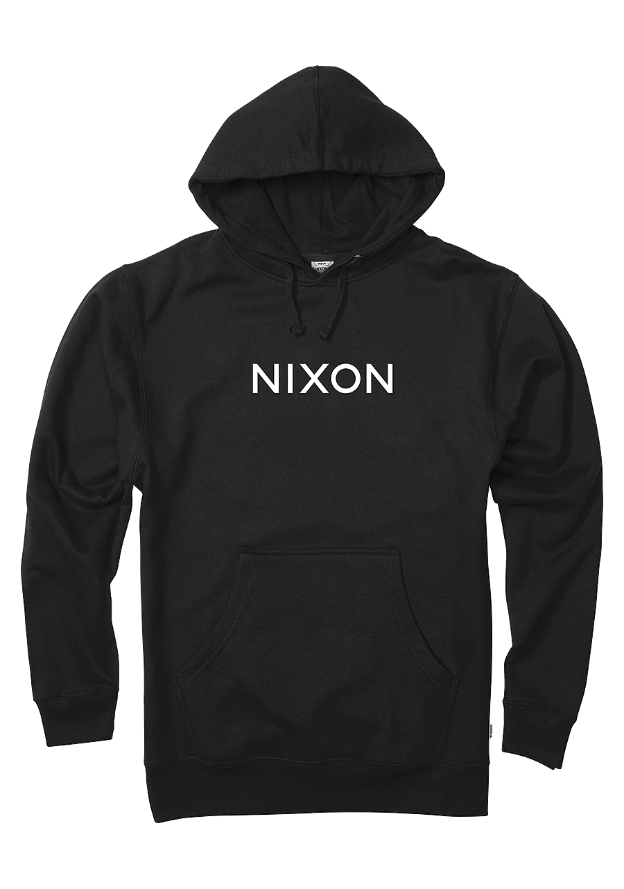 Felpa con Cappuccio Wordmark - Nero View 1