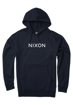 Felpa con Cappuccio Wordmark - Blu navy