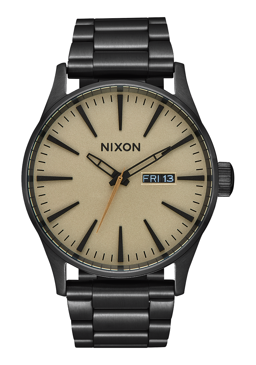 Nixon Sentry Buckle Rose Gold Brushed View 1