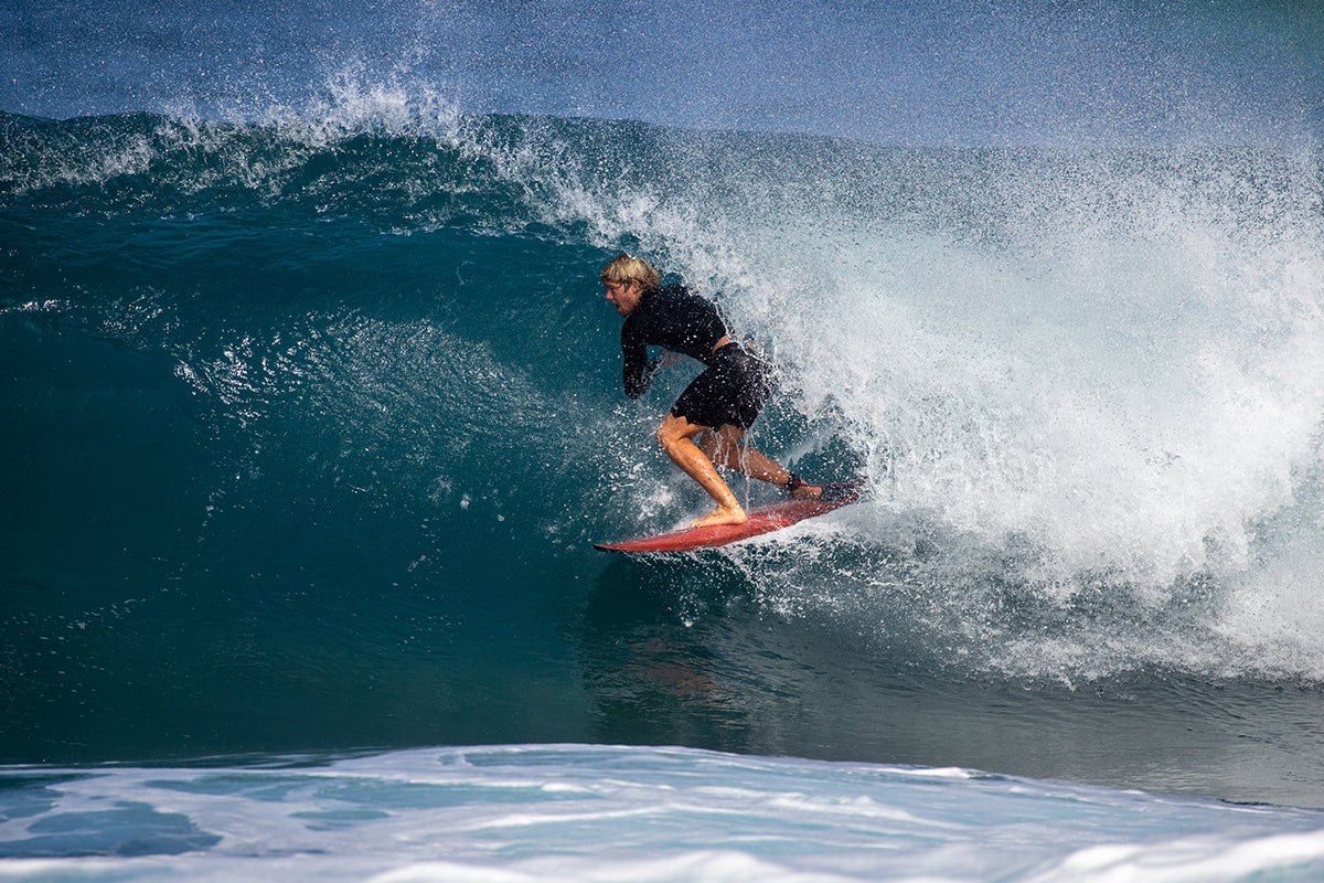 John John Florence surfing