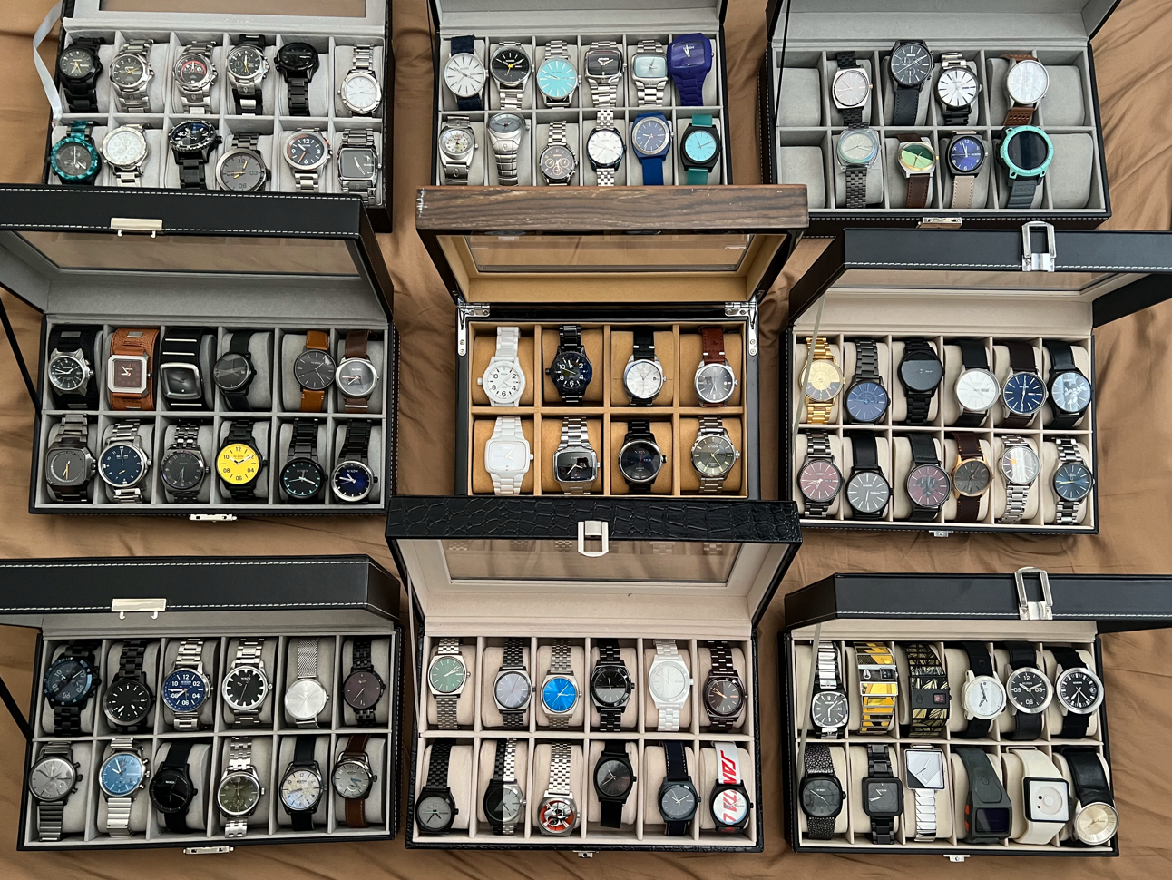 The 100 Nixon watch collection of Steven Yuratovac