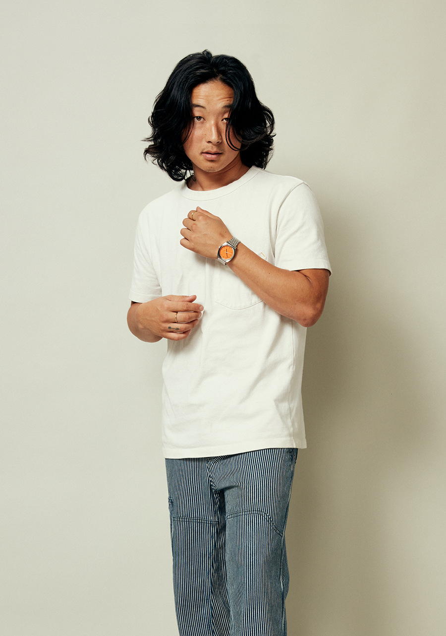 Time Teller - Argento / Mandarino