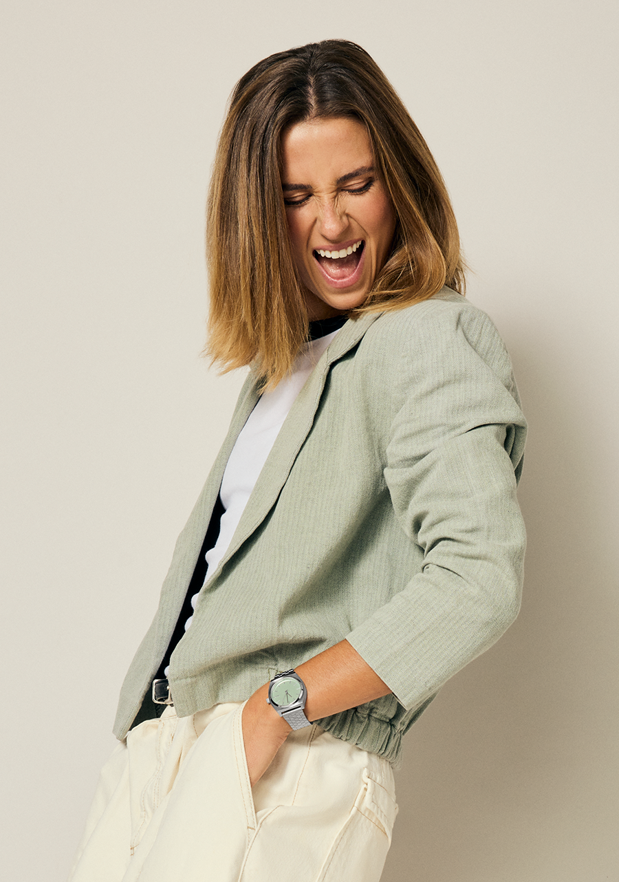 Time Teller - Argento / Mandarino View 8