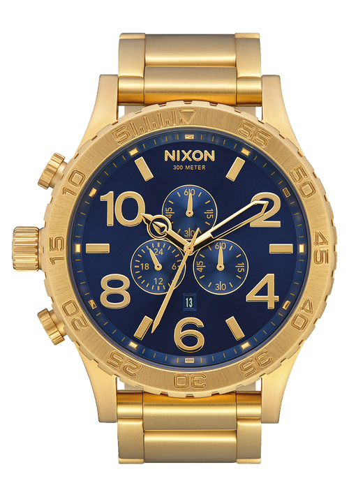 51-30 Chrono - Oro / blu raggio di sole / oro