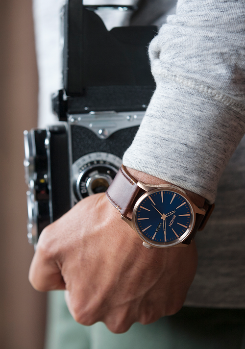 Sentry Leather - Blu / marrone