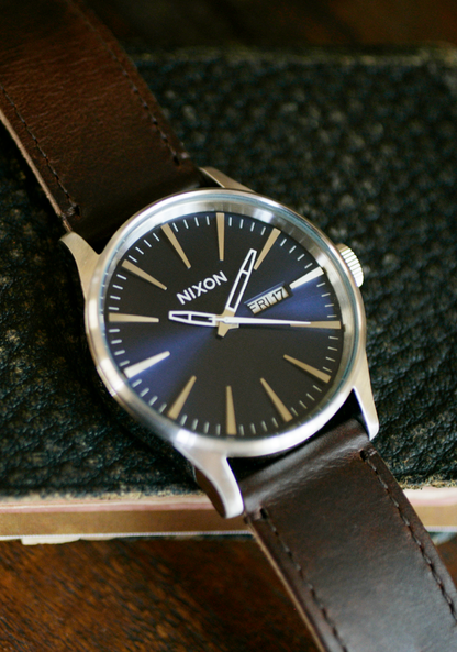 Sentry Leather - Blu / marrone View 7