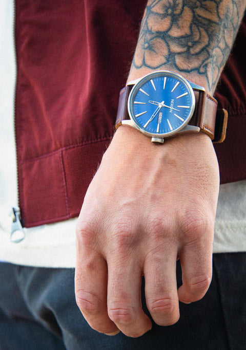 Sentry Leather - Oro / Indaco / Marrone