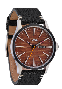 Sentry Leather - Silver / Rosewood / Black View 2