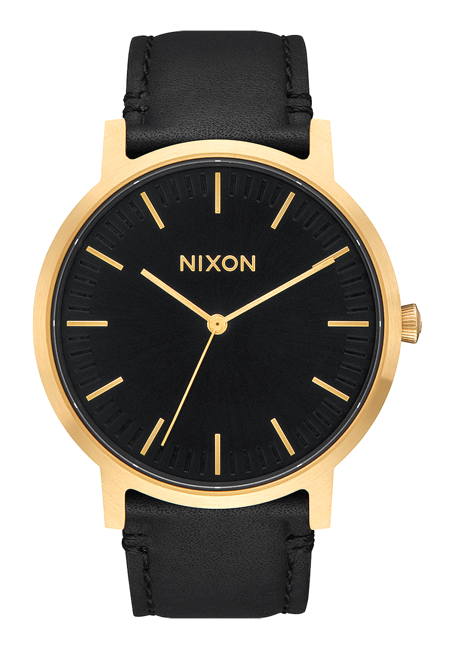 Porter Leather - Gold / Black View 1