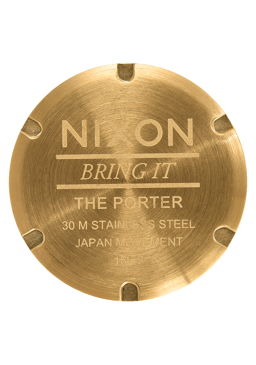 Porter Leather - Gold / Black View 4