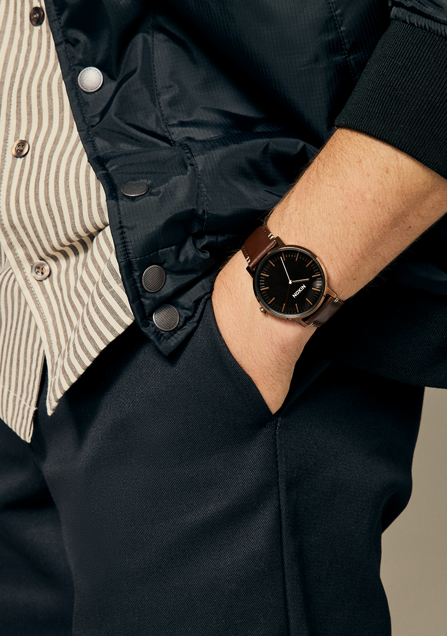 Porter Leather - Cioccolato / Tostatura scura / Marrone View 9