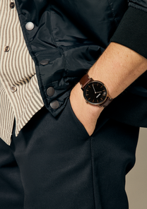 Porter Leather - Cioccolato / Tostatura scura / Marrone View 9