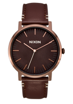 Porter Leather - Cioccolato / Tostatura scura / Marrone