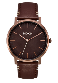 Porter Leather - Cioccolato / Tostatura scura / Marrone