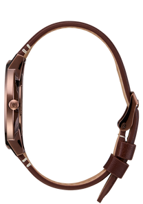 Porter Leather - Cioccolato / Tostatura scura / Marrone View 3