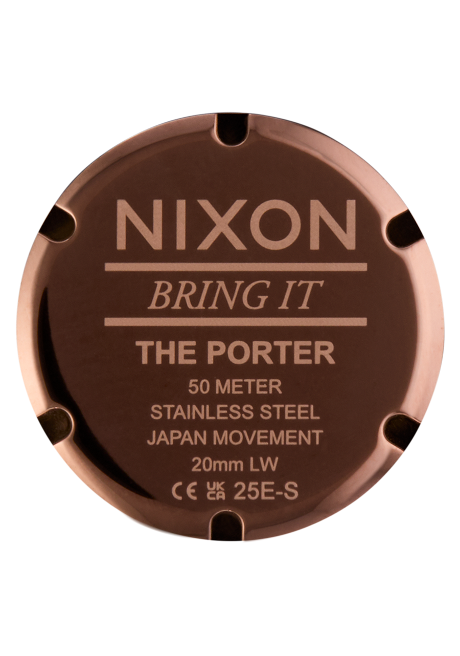 Porter Leather - Cioccolato / Tostatura scura / Marrone View 5