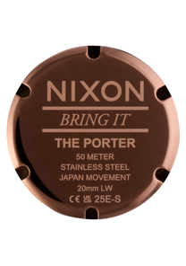 Porter Leather - Cioccolato / Tostatura scura / Marrone View 5