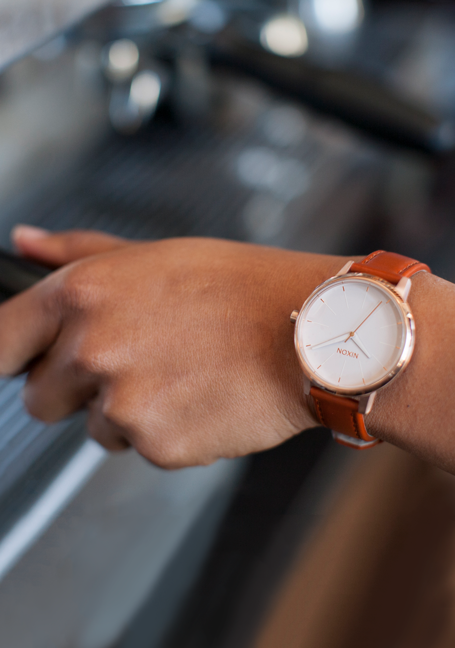 Kensington Leather - Oro rosa / Bianco