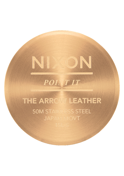 Arrow Leather - Oro / bianco / marrone sella View 4