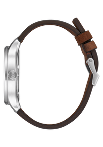 Patrol Leather - Argento / marrone View 2