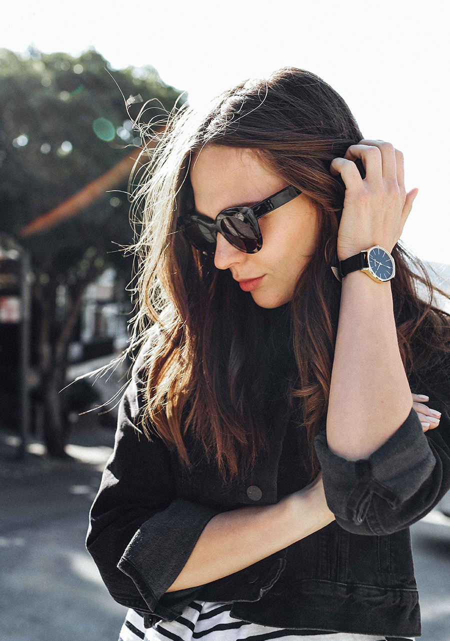 Clique Leather - Oro / Nero