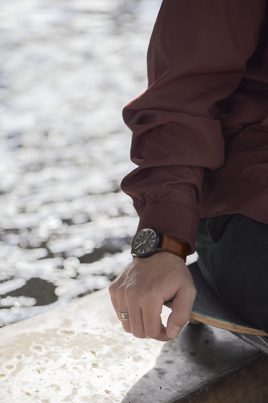 Sentry Solar Leather - Bronzo di cannone