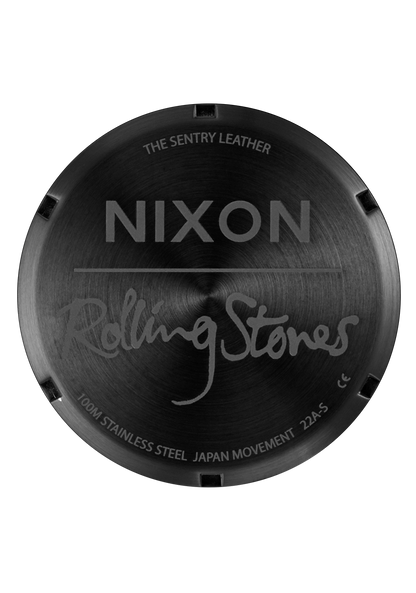 Rolling Stones Sentry Leather - Tutta nera View 5