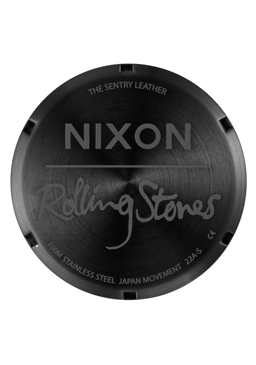 Rolling Stones Sentry Leather - Tutta nera