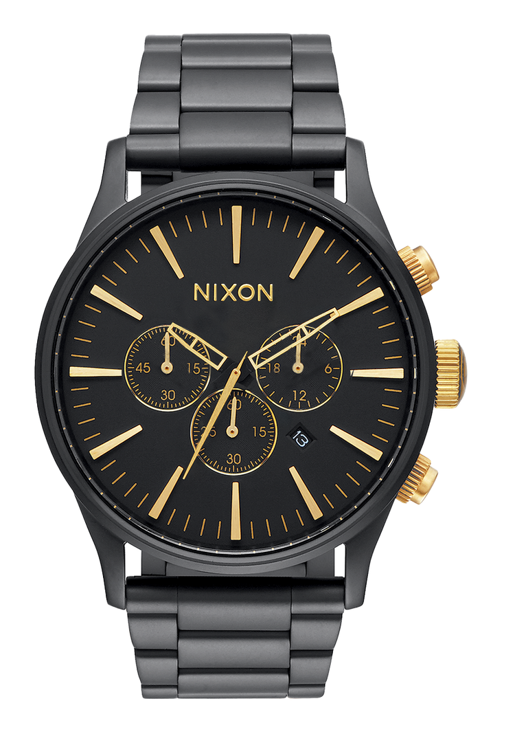 Sentry Chrono - Nero opaco / Oro