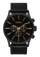 Sentry Chrono Leather - Nero opaco / oro / nero