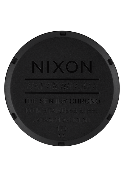 Sentry Chrono Leather - Nero opaco / oro / nero View 5