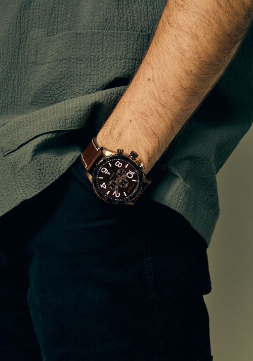 51-30 Chrono Leather - Chocolate / Dark Roast / Brown