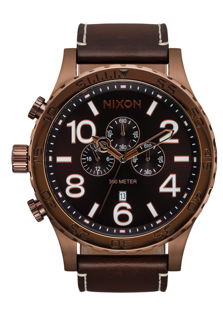51-30 Chrono Leather - Cioccolato / Tostatura scura / Marrone