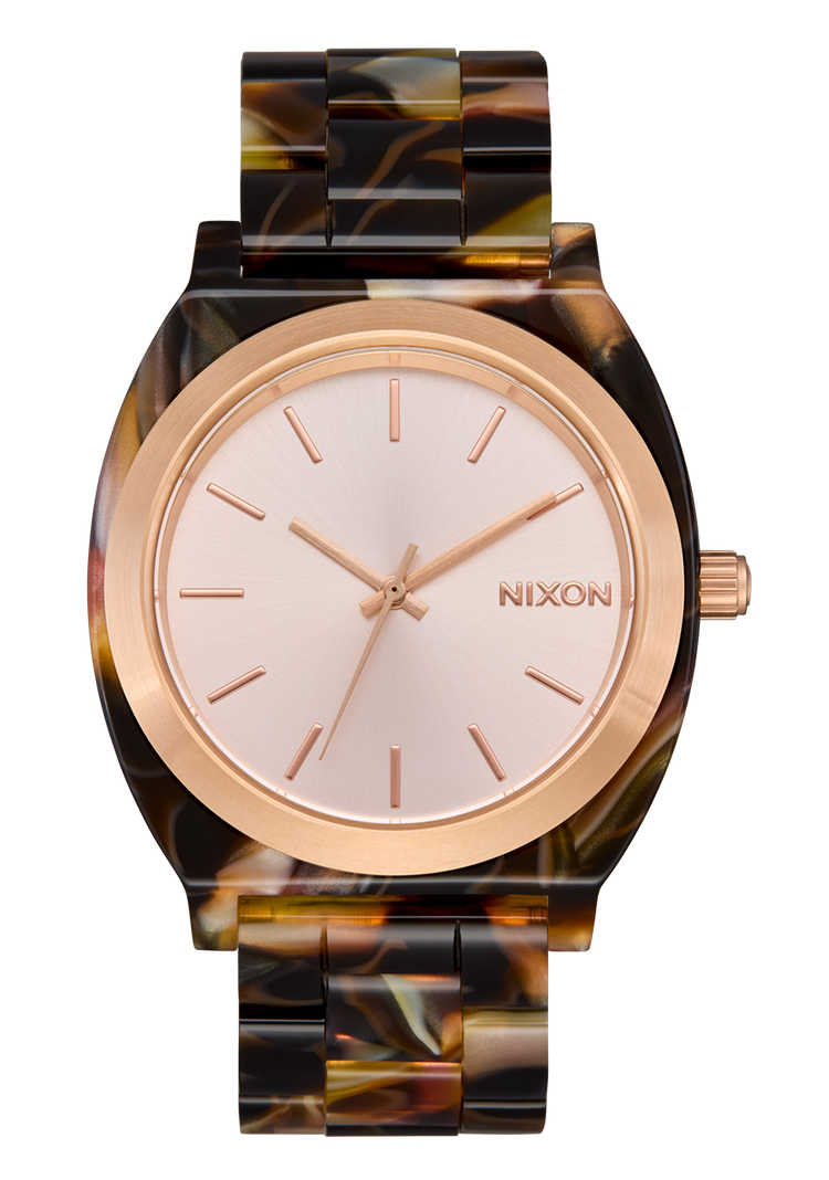 Time Teller Acetate - Oro rosa / Tartarugato rosa
