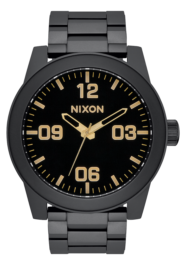 Corporal Stainless Steel - Nero opaco / Oro