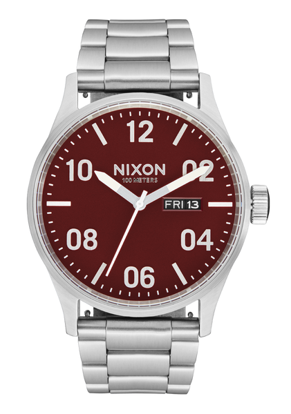 NIXON Sentry Orologio Acciaio: Eleganza Classica Con Movimento Giapponese E Data Bilingue